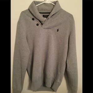 Polo zip sweater